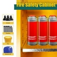 thumbnail image 3 of Explosive Storage Cabinet, Galvanized Steel Construction, 3-Point Lock System, Flammable Hazardous Cabinet, Fire-Resistant Unit, Logistics Centers, Industrial Zones, Warehouses, 3 of 7