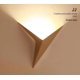 thumbnail image 2 of Lámpara de pared de cabecera LED de 2 piezas Nueva lámpara de pared de fondo de sala de estar de pasillo de escalera de hotel de ingeniería china, (luz blanca cálida triangular dorada A), 2 of 4