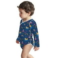 thumbnail image 3 of Xecao Dogs Riding Skateboard Print Baby unisex-baby Cotton Long-sleeve Bodysuits-18 Months, 3 of 6