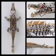 thumbnail image 5 of 3D Metal Puzzle Model Kit, 1500Pcs 3D DIY Mechanical Punk Bionic Robot Crocodile Model, Unique Desk Creative Art Decorations Gift for Adults, 5 of 5