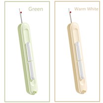 2 in 1 Needle Threader Seam Ripper, Plug-in Needle Threader, Seam Rippers for Sewing, Stretchable Remover Needle Threading Tool for Hand Sewing Knitting Craft Quilting Supplies 2PC PP WW
