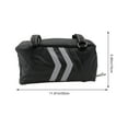 thumbnail image 2 of CIMAXIC Bike Rear Rack Bag, PU Material Backseat Storage for Outdoor Cycling, 1 Piece, 2 of 7
