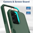 thumbnail image 4 of for Samsung Galaxy S23 Plus Heavy Duty Case,Stylish 2 in 1 Military Grade Armor PC+TPU Silicone Hybrid Rugged Shockproof Glossy Grip Edge Protective Anti-Scratch Back Phone Cover,Darkgreen, 4 of 5