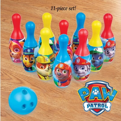 Educational Pretend Party Paw Patrol Bowling Set For Boys 