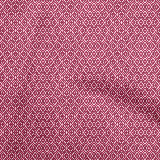 oneOone Polyester Spandex Pink Fabric Block Fabric For Sewing Printed Craft Fabric By The Yard 56 Inch Wide-R6