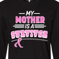 thumbnail image 4 of Inktastic My Mother is a Survivor Breast Cancer Awareness Long Sleeve T-Shirt, 4 of 5