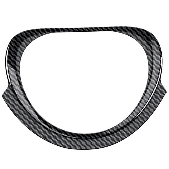 Para Vezel -v 2021 2022 Interior del coche de fibra de carbono volante anillo Panel cubierta decoración de embellecedor Fr