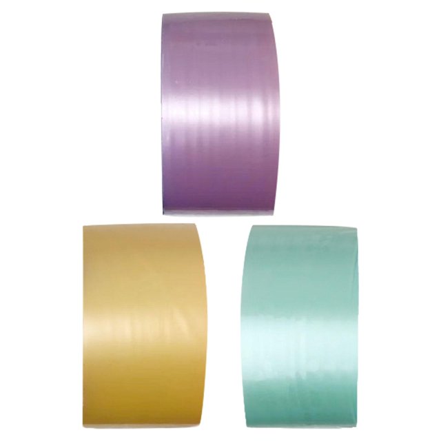 3x Cinta Adhesiva Divertida de Bolas Adhesivas para Fiestas Festivales Cinta Adhesiva de Bolas Adhesivas DIY Verde Amarillo Violeta