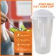 thumbnail image 2 of Batería de Cocina Taza portátil con tenedor - Recipiente de comida bajo en calorías para cereales y avena (blanco) Tmvgtek Libre de BPA, 2 of 9