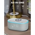 thumbnail image 2 of Alarm Clock Radio Odokee con cargador inalámbrico y altavoz Bluetooth, 2 of 7