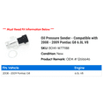 thumbnail image 2 of Pressure Sender - Compatible with 2008 - 2009 Pontiac G8 6.0L V8, 2 of 2