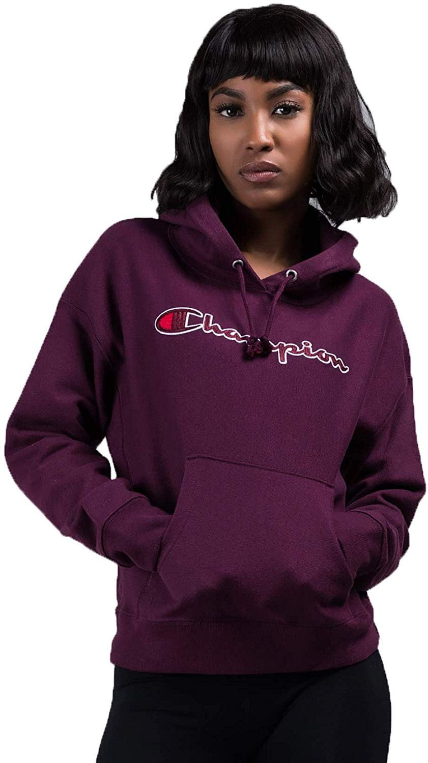 champion dark berry purple hoodie