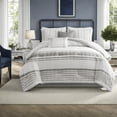 thumbnail image 4 of Oversized Cotton Jacquard Bedding Set 6Piece Queen Farmhouse Style, 4 of 10
