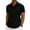 Mens Shirts Black, variant on Mens Cotton Linen Lapel T-Shirts, Short Sleeve Shirts for Men Casual Lightweight Vintage Solid Color Button Up Dressy Blouses Summer Tops