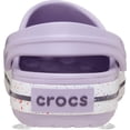 thumbnail image 3 of Zapatos Crocs Crocband Zueco Manchado Lavanda Talla 8W 6M, 3 of 7
