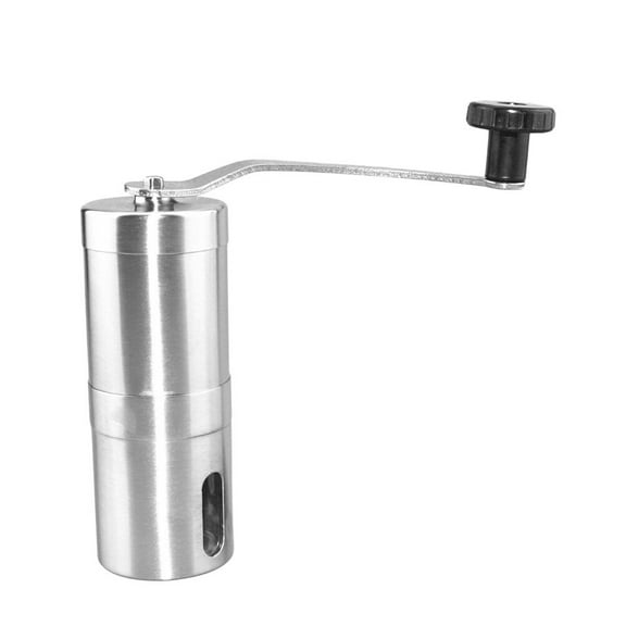 FOMIYES Portable Stainless Steel Manual Bean Grinder Hand-Crank Coffee Grinder Mill Kitchen Tool