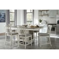 thumbnail image 2 of Panama Jack Sonoma 24" Wood Armless Counter Height Stool in White (Set of 2), 2 of 3