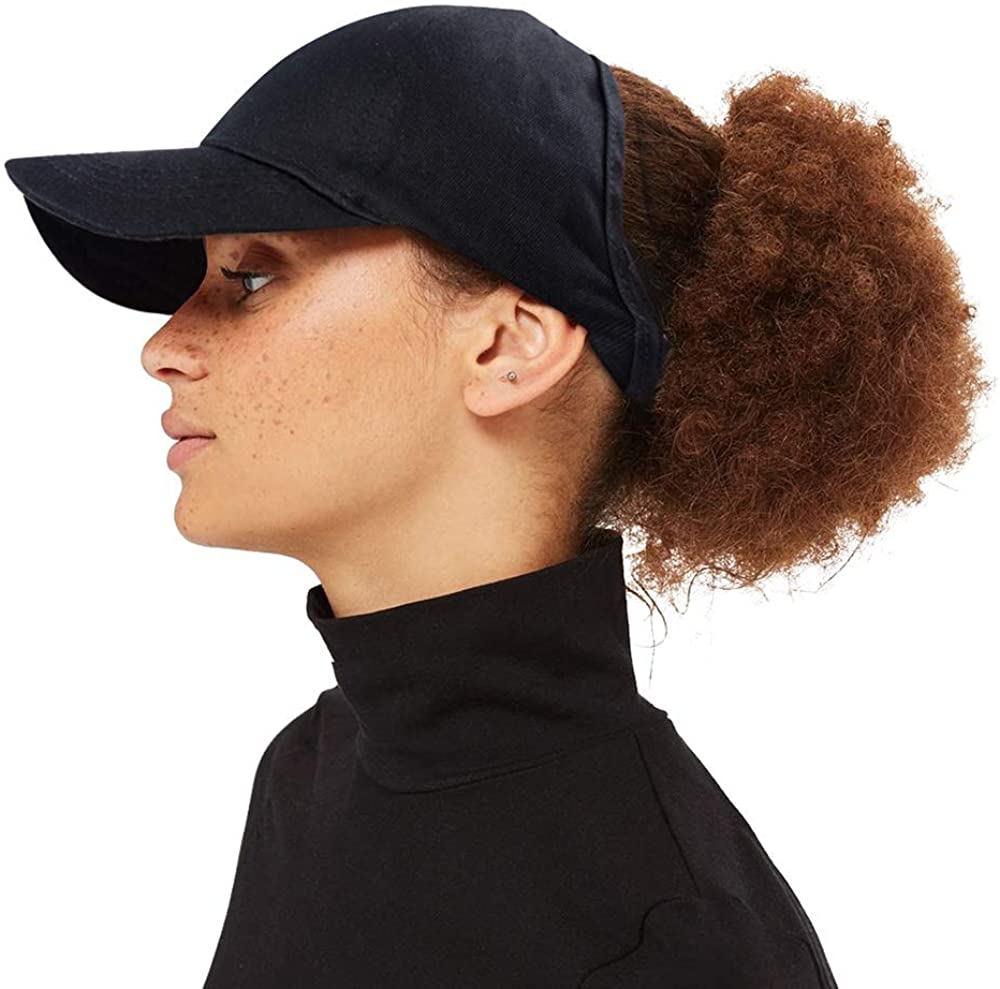 Ponytail Baseball Cap Natural Curly 