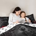 thumbnail image 5 of Homewish Video Game Bedding Comforter Set 2pcs for Kids Children Teens,Abstract Gamepads Twin Comforter Sets Microfiber,Graffiti Splash Breathable Bedding Set,Ultra Soft Home Decor,Reversible, 5 of 8
