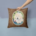 thumbnail image 2 of Carolines Treasures SS8271PW1414 Golden Retriever Fabric Decorative Pillow, 14Hx14W, multicolor, 2 of 4