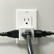 Maxxima 3 Outlet Cube Adapter Wall Plug - Grounded Electrical Wall Tap Outlet Splitter, Multi-Plug Extender for Extra Space, Convenient for Travel - 4 Pack