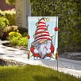 thumbnail image 4 of Wukai Funny Christmas Gnome Garden Flags Double Sided Welcome Garden Yard House Flags Outside Outdoor House (Only Flag), 4 of 8