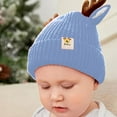 thumbnail image 4 of QHFBli Baby Beanie Hat Cute Antlers Reindeer Crochet Knitted Hat Winter Warm Cap for Toddler Boys Girls, 4 of 7