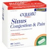 Equate: Acetaminophen, Phenylephrine Hcl Sinus Congestion & Pain, 48 ct