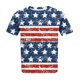 thumbnail image 3 of Fiudx Ofertas Flash Del Día Tops de Talla Grande para Mujer, Blusa Informal Holgada de Manga Corta de Verano, 3 of 5