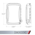 thumbnail image 2 of Cubierta de receptáculo exterior de salida única resistente a la intemperie TayMac, 2 of 7
