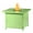 Green, variant on Aluminum 32-in Square Propane Fire Table with Beads, Covers and Lid