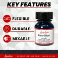 thumbnail image 2 of Angelus® Acrylic Leather Paint, 1 oz., Navy, 2 of 9