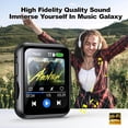 thumbnail image 3 of Prociv 32G MP3 Player with Bluetoooth - High Fidelity Sound Music Player Full Touch Screen with Built-in Speaker FM Radio Recorder Supports FHD Camera, Multiple Musci Formats, Earphones Included, 3 of 8