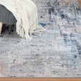 thumbnail image 2 of Ashton woods Shilynns 5' x 7'3" Blue Abstract Polyester Indoor Area Rug, 2 of 7