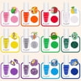 thumbnail image 2 of Set de esmaltes de uñas con 12 colores de arcoíris para niños de más de 3 años, 2 of 8