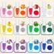 thumbnail image 2 of Set de esmaltes de uñas con 12 colores de arcoíris para niños de más de 3 años, 2 of 8