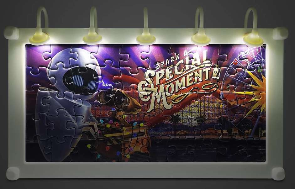 Disney and Pixar WALL-E & EVE Light-Up Jigsaw Puzzle 50 Pieces (Age 5+)