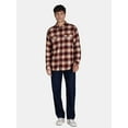 thumbnail image 4 of George Men's and Big Men's Flannel Shirt with Long Sleeves, Sizes XS-3XLT, 4 of 8