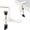 Beige, variant on 2 Pack Fireplace Stocking and Garland Hanger, NOGIS Garland Hangers for Mantle, Metal Christmas Stocking Holder Stand Wreath Hangers Hooks for Front Door Xmas Holiday Decorations (Black)