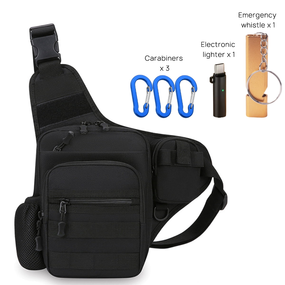 Camping Climbing Bag Chest Pouch For Men Cycling Hiking Travel Outdoor Sport Tactical Crossbody Molle Fishing Waist Fanny Pack