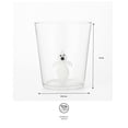 thumbnail image 3 of Set de 6 Vasos de Cristal con Figura Interior de Fantasma 400 ml Ideen, 3 of 3