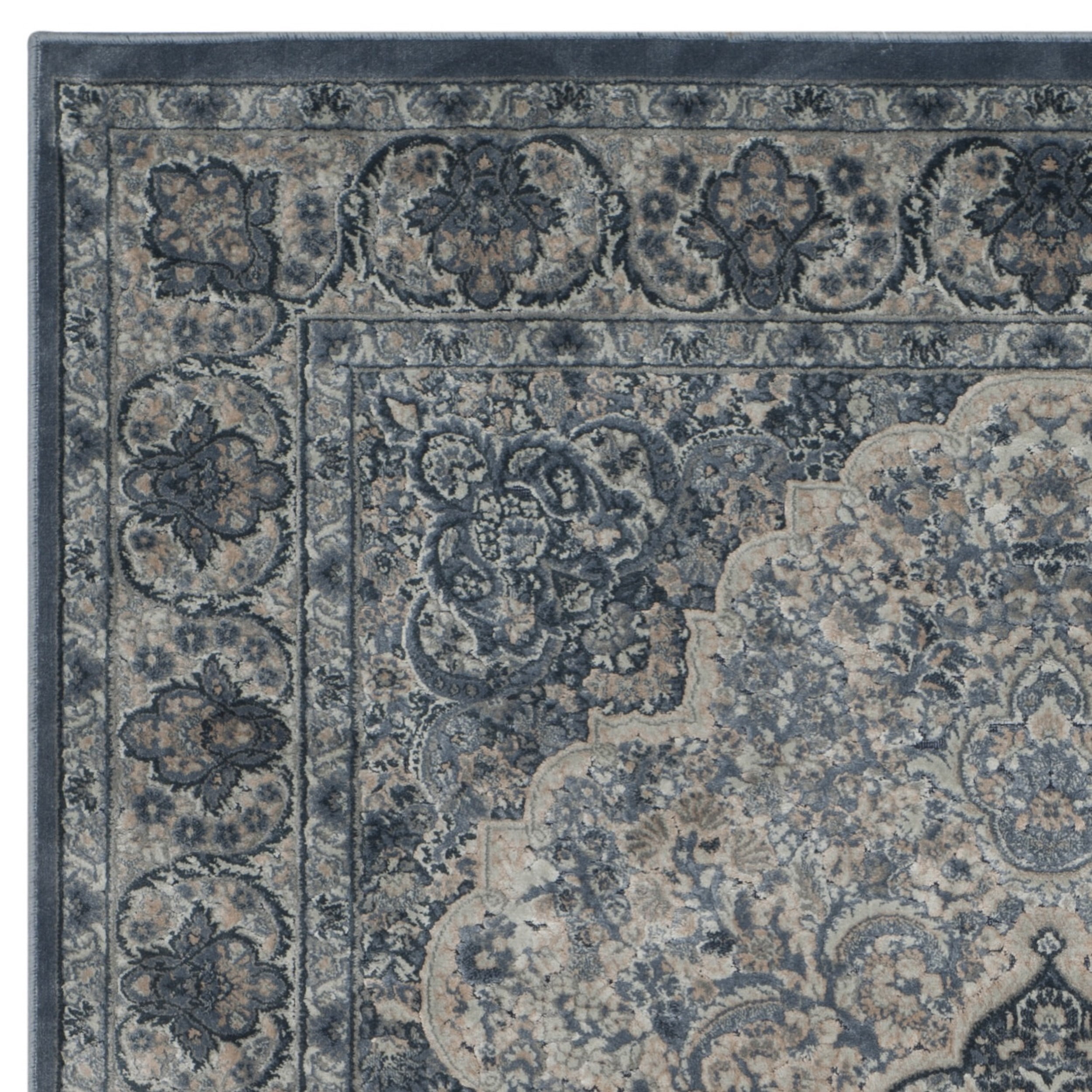 SAFAVIEH Paradise Zelma Traditional Area Rug, Light Blue/Blue, 2'7" x 4'