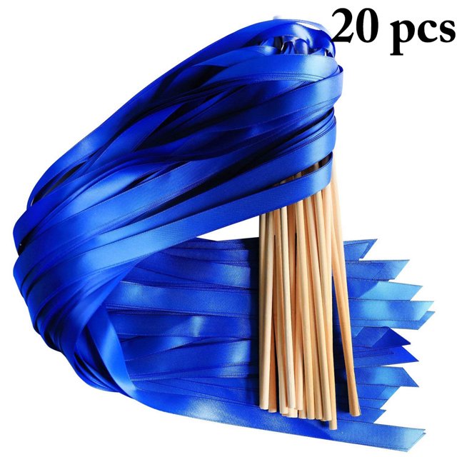 Bangcool Wedding Wand Creative Party Decoration Ribbon Stick Streamer Stick