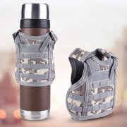 Sarapandan Outdoor Tactics Vest Mini Waistcoat Adjustable Holder for Cans Bottles ACU Color