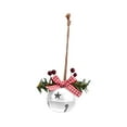 thumbnail image 1 of Campanas de Navidad, campanas para árbol de Navidad, colgantes para guirnaldas, suministros para fiestas de Navidad Campana Redonda Blanca, 1 of 9
