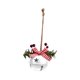 thumbnail image 1 of Adornos de campana de Navidad, decoración colgante para el árbol de Navidad Campana Redonda Blanca, 1 of 9