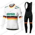 thumbnail image 1 of FALL/WINTER Men's Boraful Hansgrohe 2021 Pro team Cycling jersey Wear Strap Suit Set Ropa with Gel Pad MTB Bicycle, 1 of 2