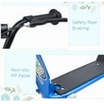 thumbnail image 6 of HOMCOM Adjustable Height Kick Scooter for Kids 5-12  Non-Slip Footplate  Big Wheels  Rear Brake  Blue, 6 of 6