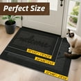 thumbnail image 3 of FLOORHUG 32" x 48" Modern Doormat, Non-Slip Welcome Rug, Machine Washable, Black, 3 of 10