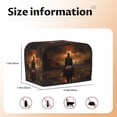 thumbnail image 5 of Fotbe Western Rainy Desert Cowboy for Two Slice Toaster Cover, Fingerprint Protector, Super Soft Appliance Cover And Dust Cover,Bread Dust Cover & Fingerprint Protection, 5 of 7